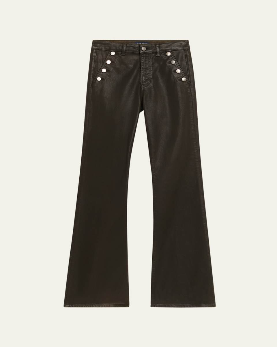 Coated Helena Flare Jeans
